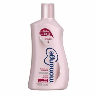 Locao Hidratante Monange 400Ml Hidratacao Intensiva Extrato Oliva Pele Extrasseca