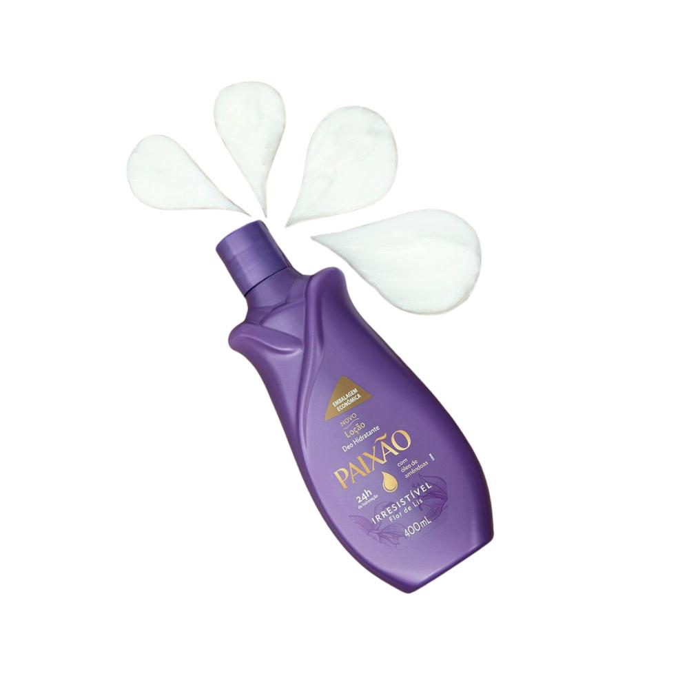 Locao Hidratante Paixao 400Ml Irresistivel Flor De Lis