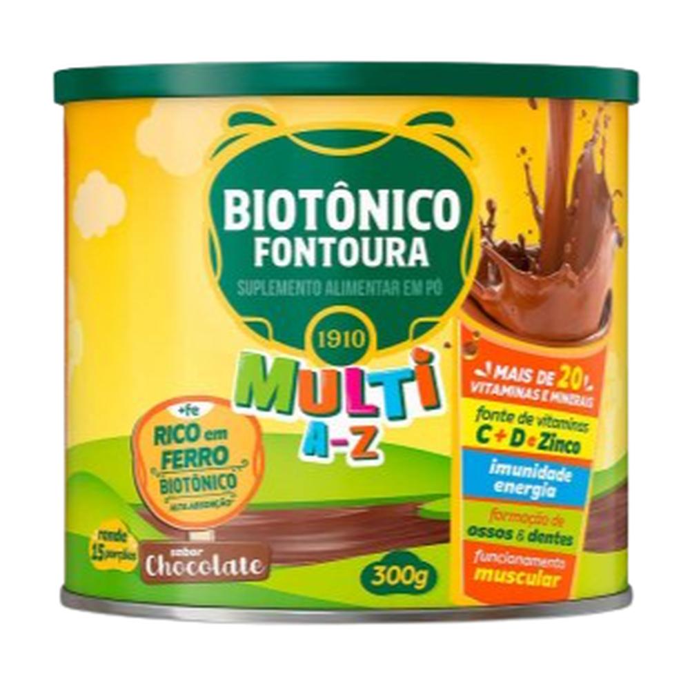 Biotonico Fontoura Multi AZ Sabor Chocolate com 300g