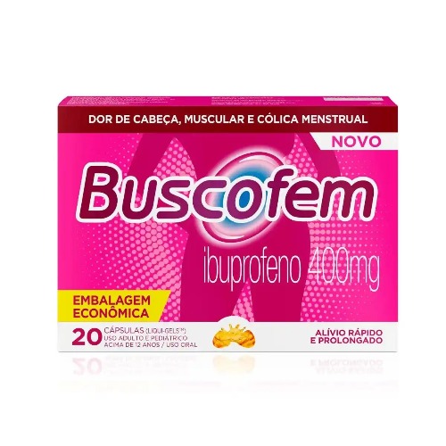 Buscofem 400mg com 20 Comprimidos