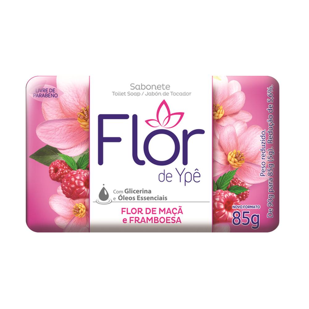 Sabonete Flor de Ype 85g Flor de Maçã e Framboesa