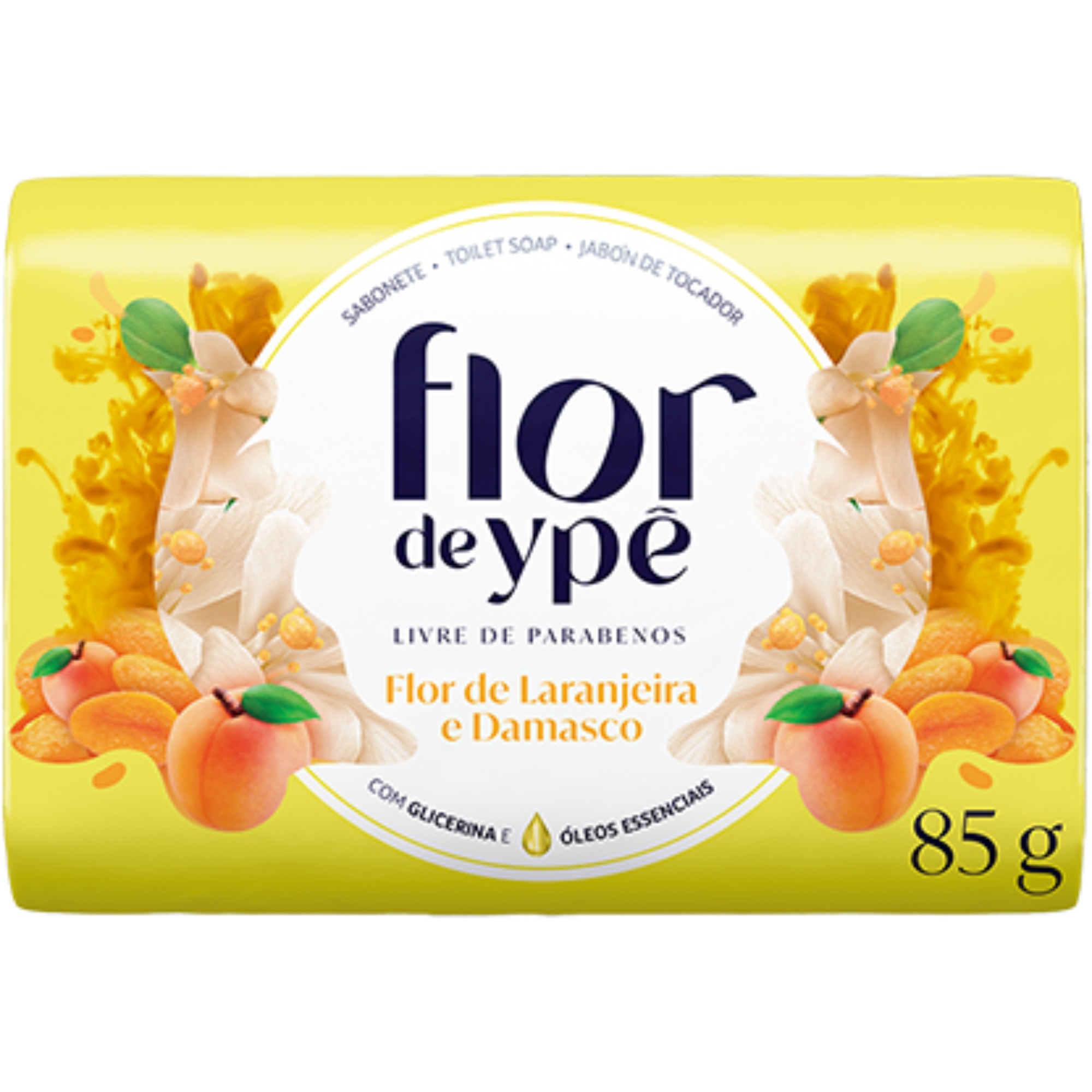 Sab Flor De Ype 85g Laranjeira E Damasco