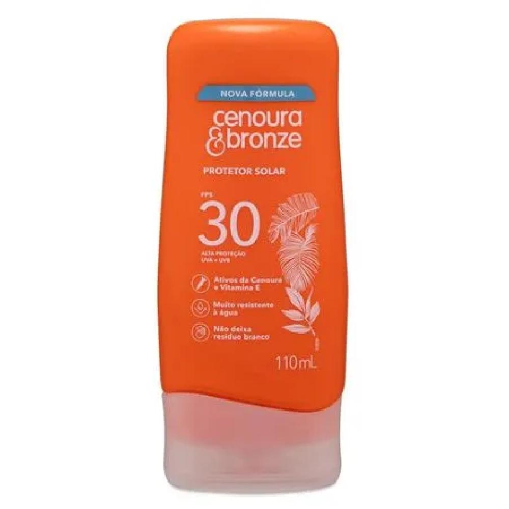 Protetor Solar Cenoura Bronze F30 110Ml