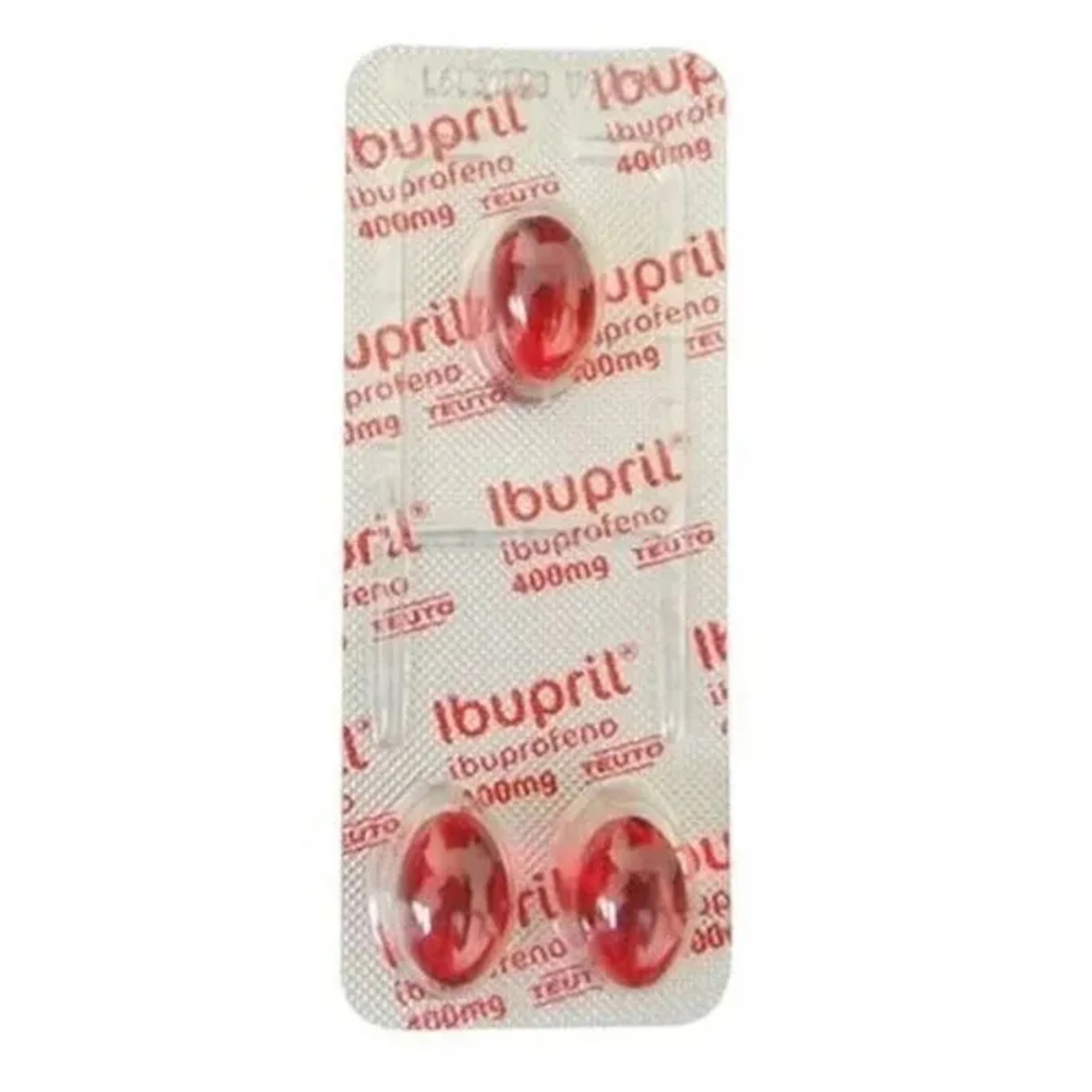 Ibupril 400mg com 3 Cápsulas em Gel Teuto