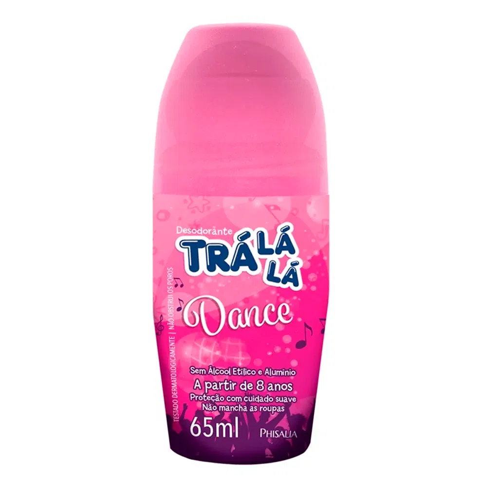Desodorante Infantil Trá Lá Lá Dance Roll-on 65ml