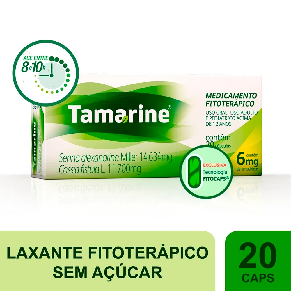 Tamarine 6mg com 20 Comprimidos