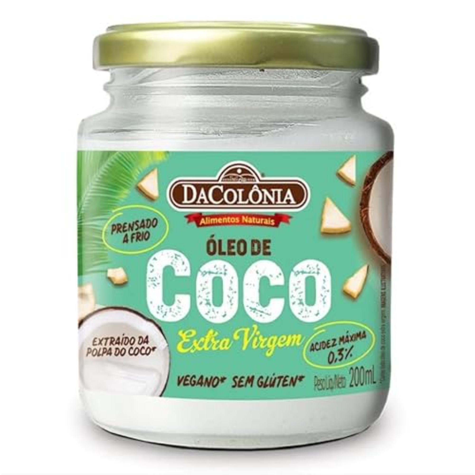 Óleo De Coco Dacolônia 200Ml Extra Virgem