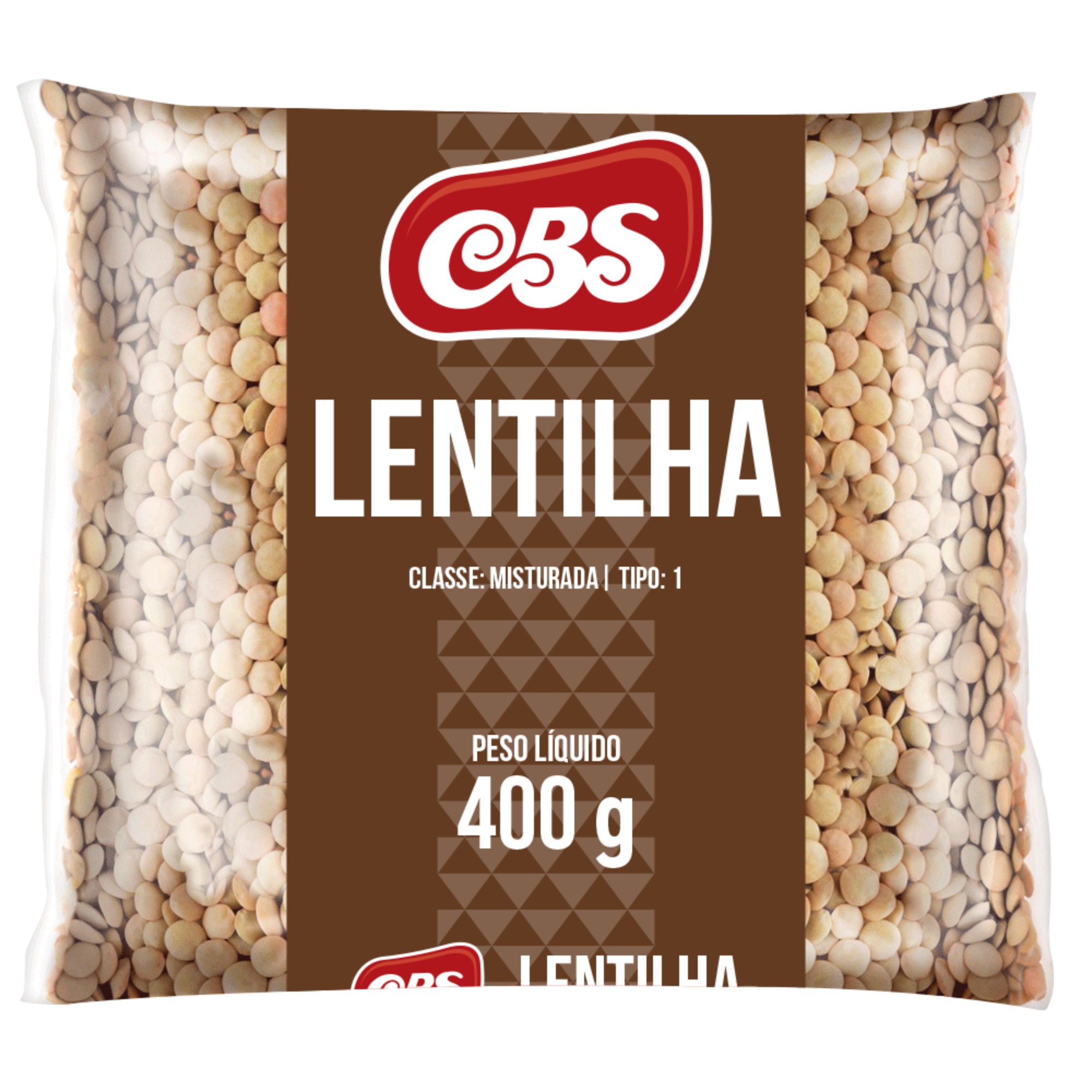 Lentilha CBS 400g Tipo 1