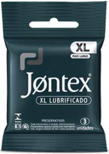 Preservativo Jontex 3 Unidades Lubrificado XL