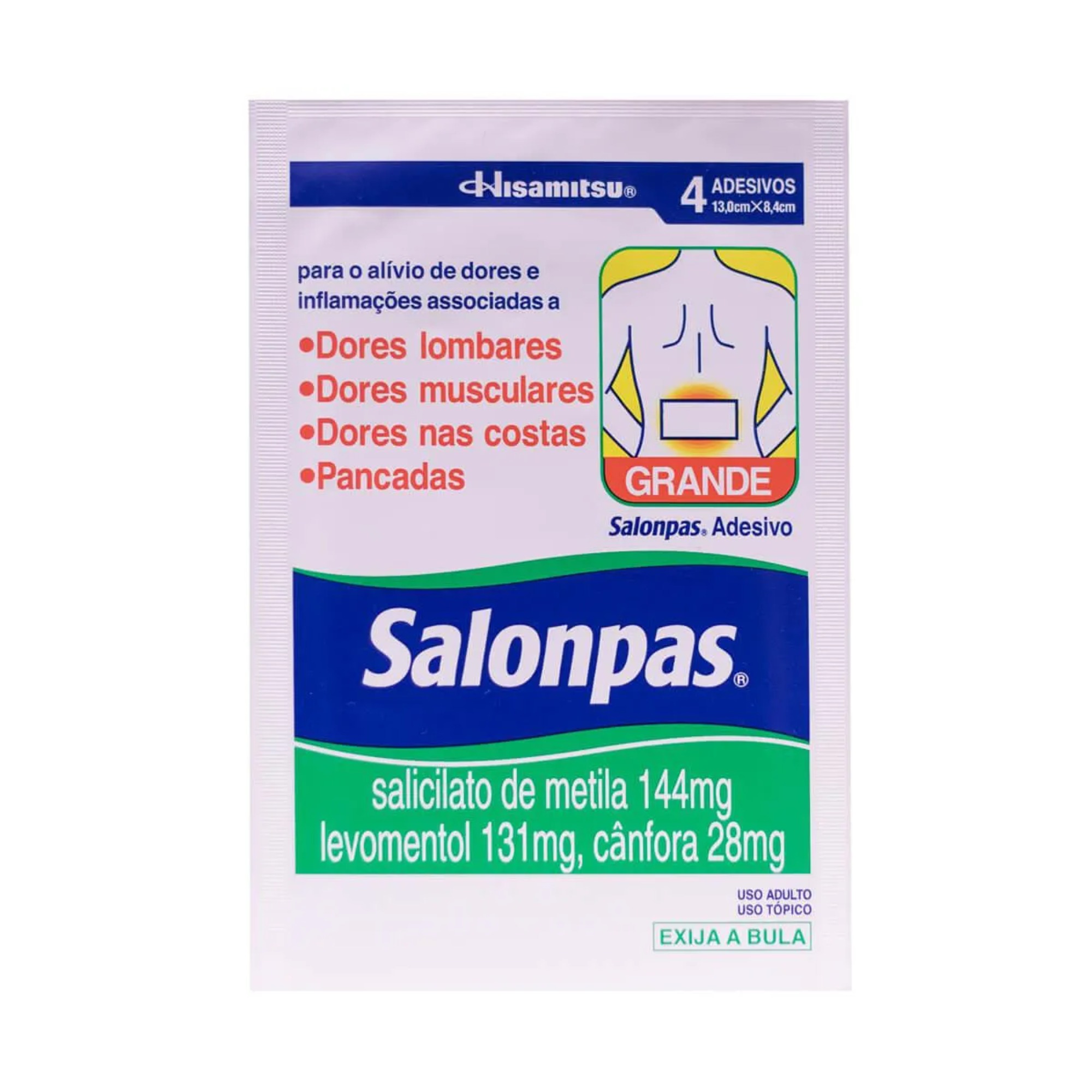 Salonpas Adesivo Grande com 4 Unidades