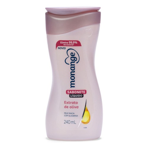 Sabonete Liquido Monange 240Ml Extrato De Oliva