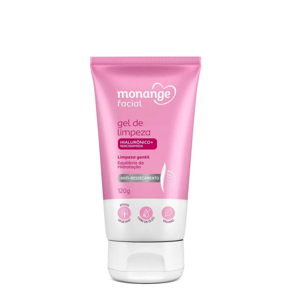 Gel Limpeza Monange 120G Anti Ressecamento