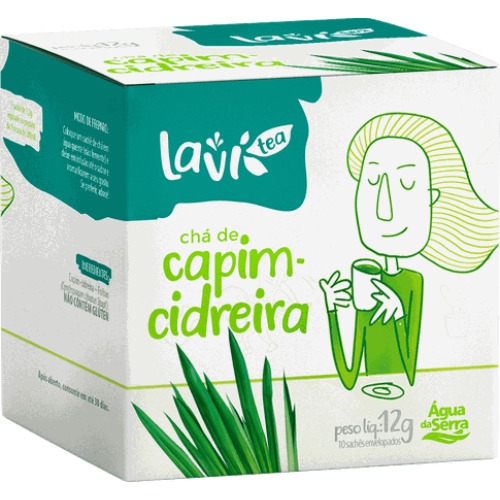 Chá Lavi 10 Saches X 10G Capim Cidreira