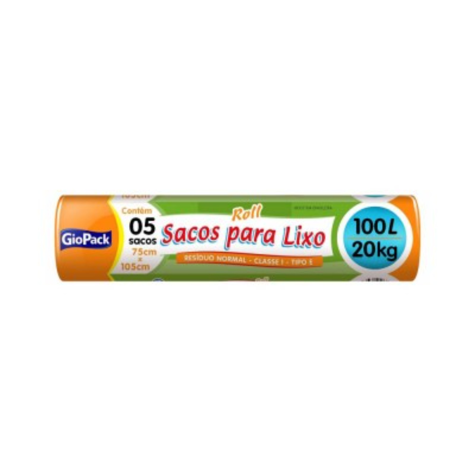 Saco de Lixo GioPack 100L 5 Unidades