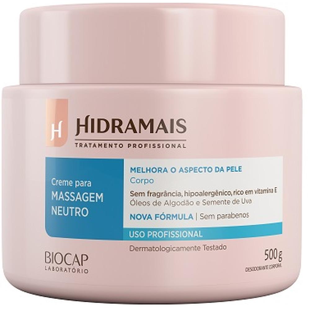 Creme de Massagem Hidramais Neutro 500g