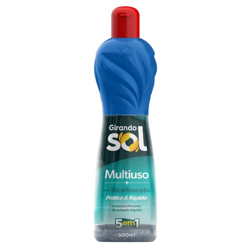 Limpador Multiuso Girando Sol 500ml 5 em 1