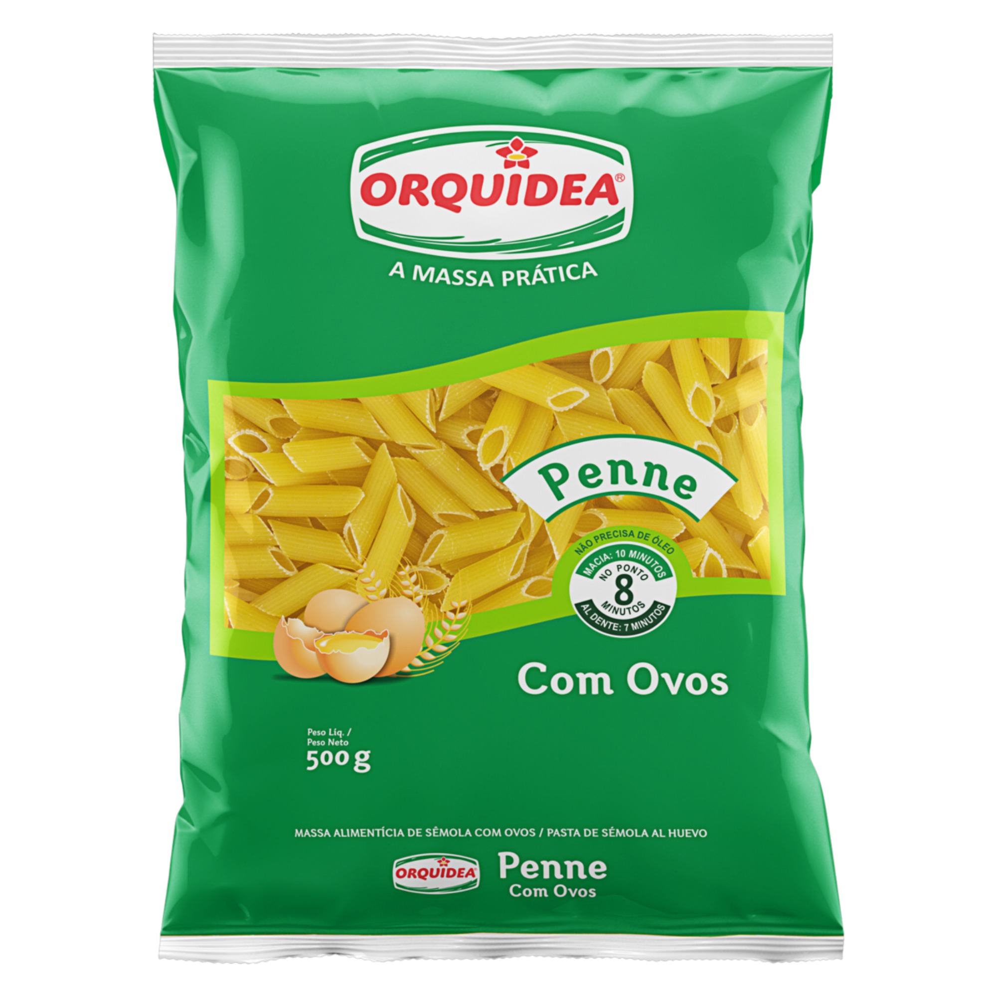 Massa com Ovos Orquídea 500g Penne