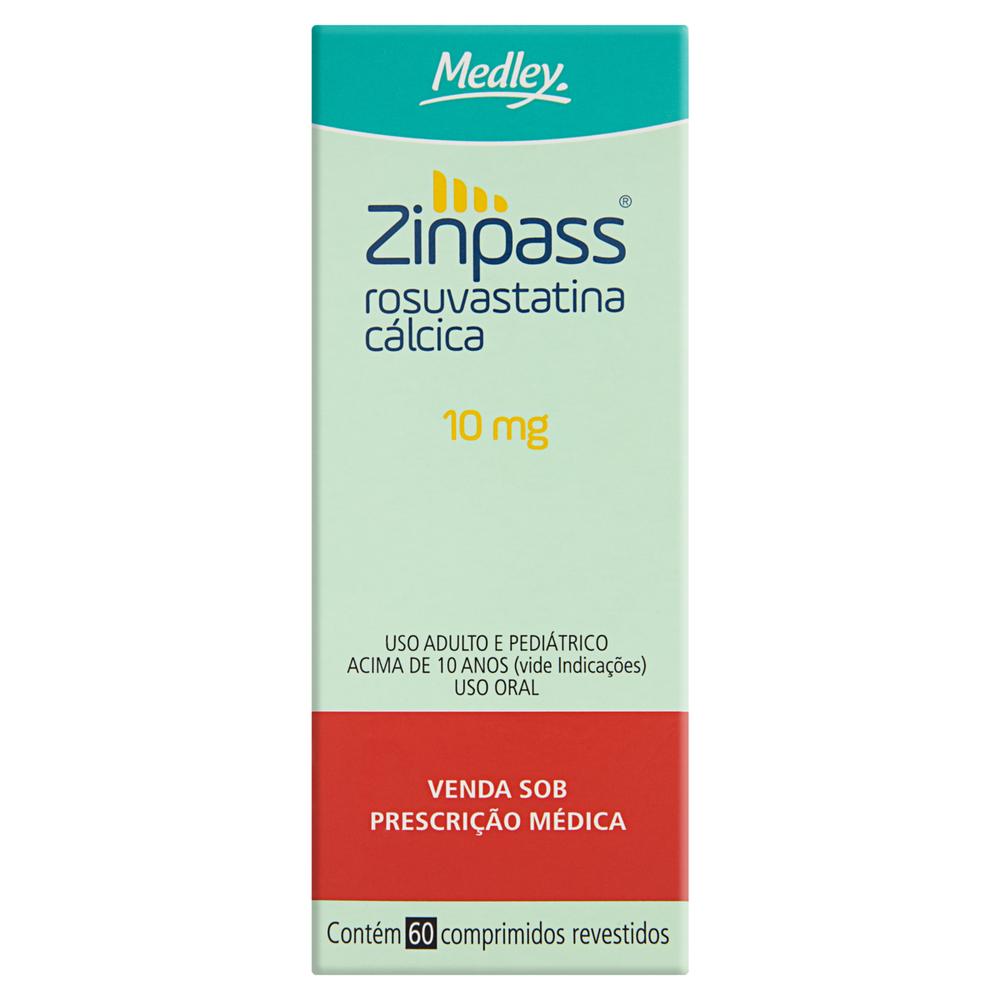 Zinpass 10mg com 60 Comprimidos
