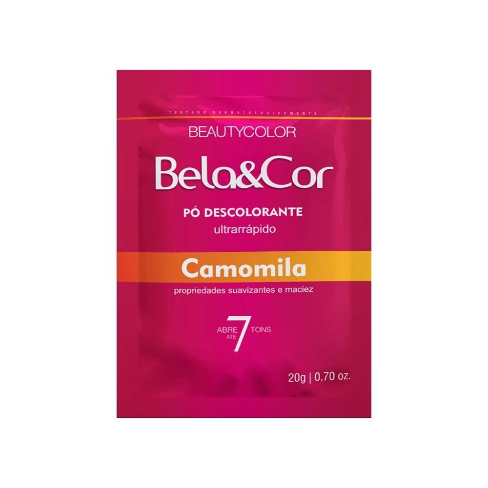 Pó Descolorante BeautyColor Bela&Cor Camomila 20g