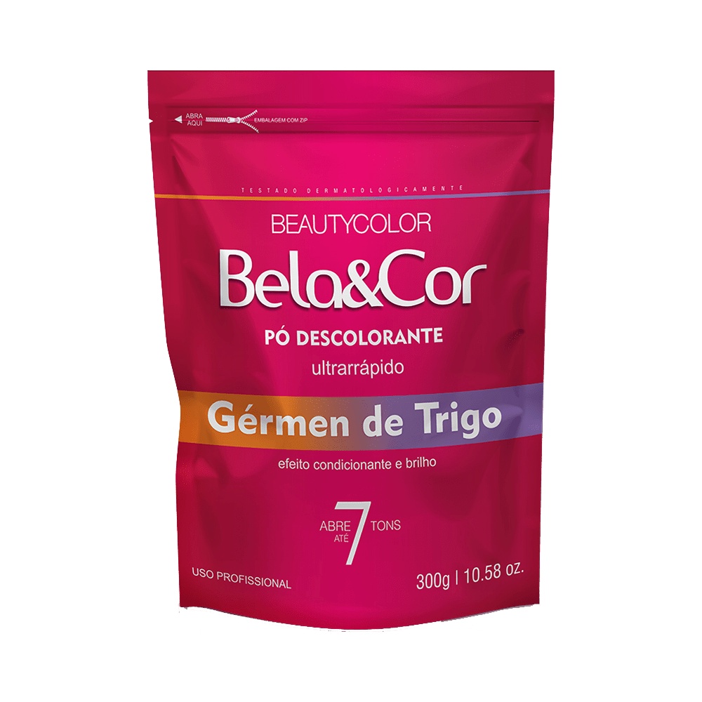 Descolorante BeautyColor Bela&Cor Germen De Trigo Sachê 50g