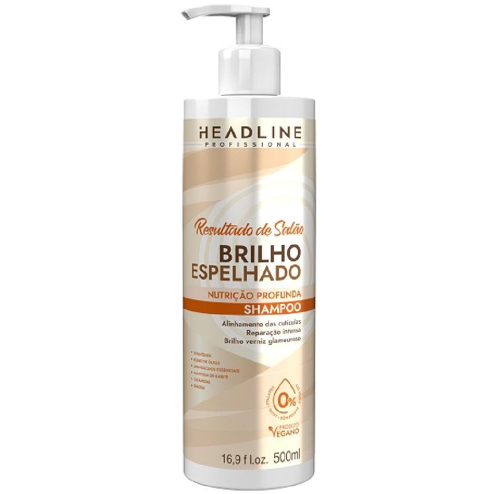 Shampoo Headline Resultado De Salao 500Ml Brilho Espelado