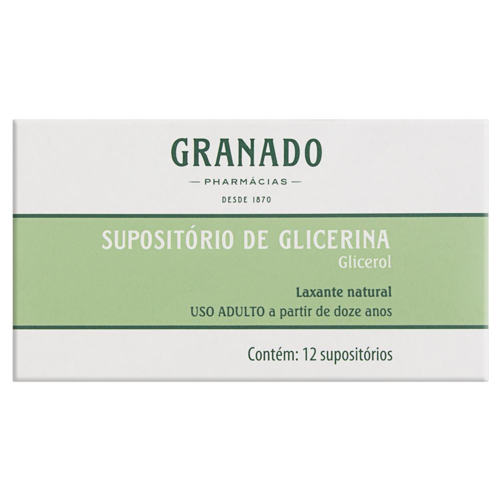 Supositório de Glicerina Adulto 12un Granado