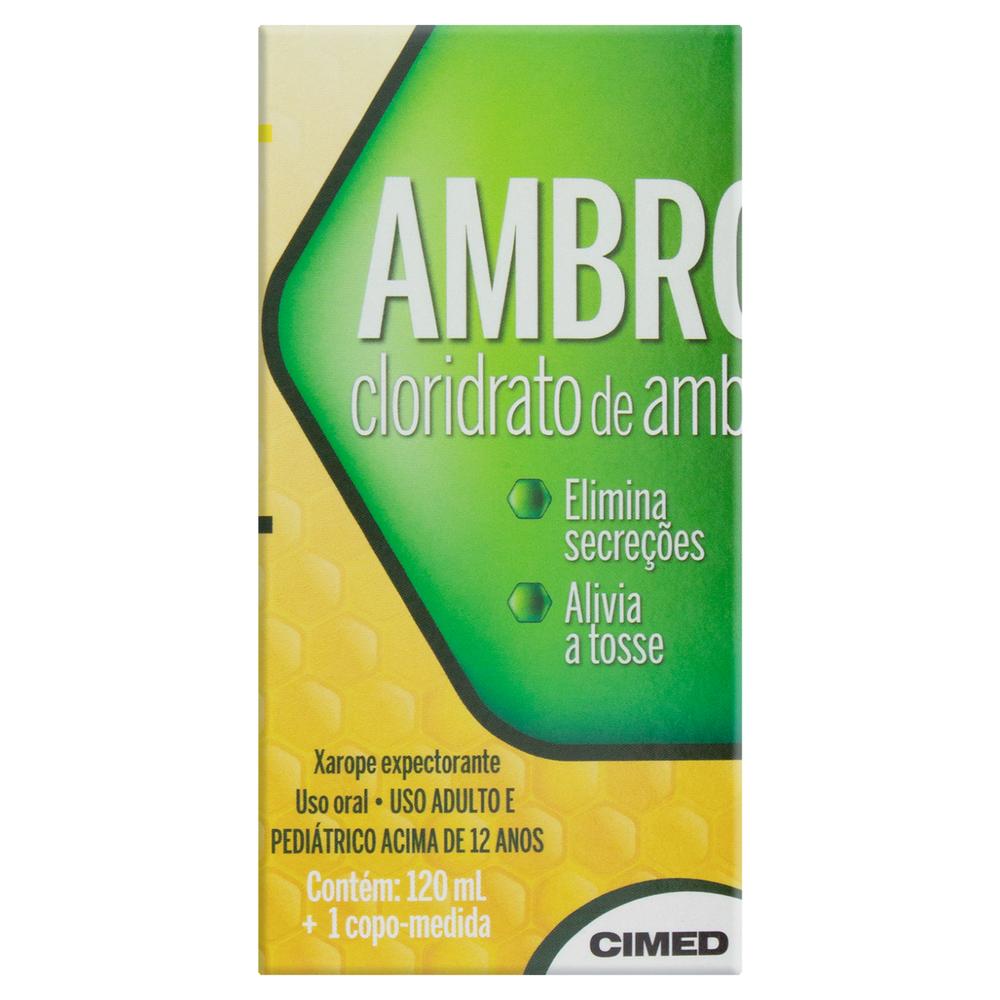 Ambroxmel 3mg/ml xarope frasco com 120ml pediátrico sabor mel