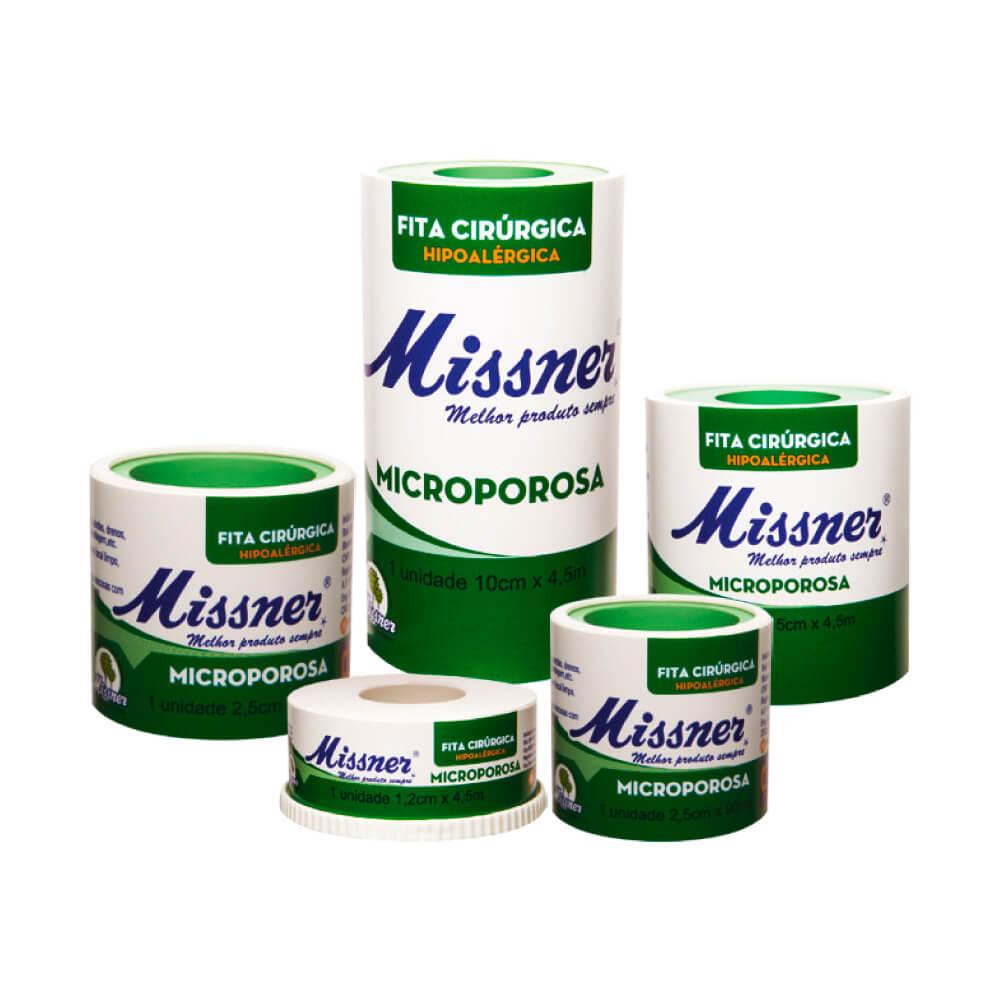 Fita Micropore Missner 2.5 x 0.9m Branco