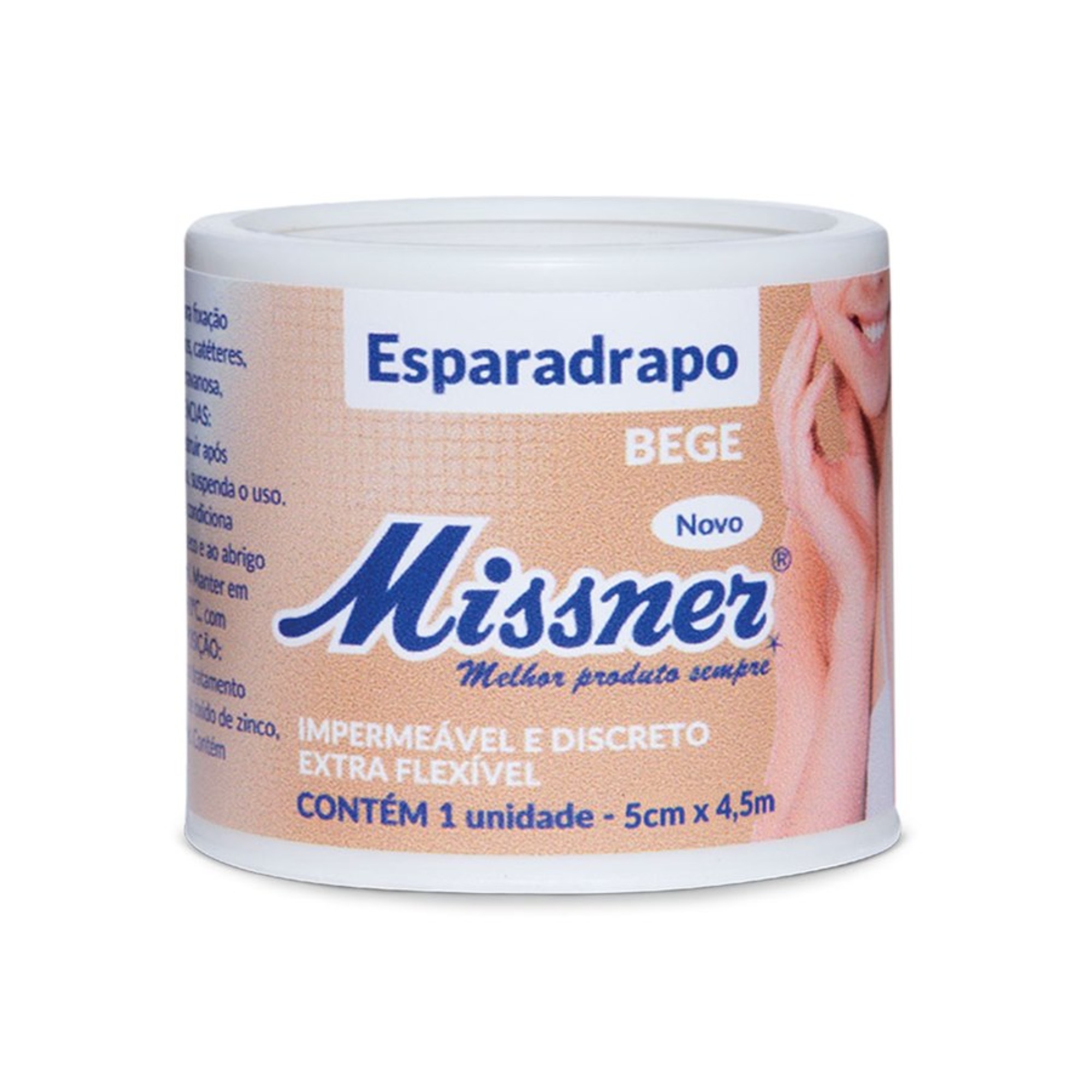 Esparadrapo Missner 5cm x 4.5m Bege