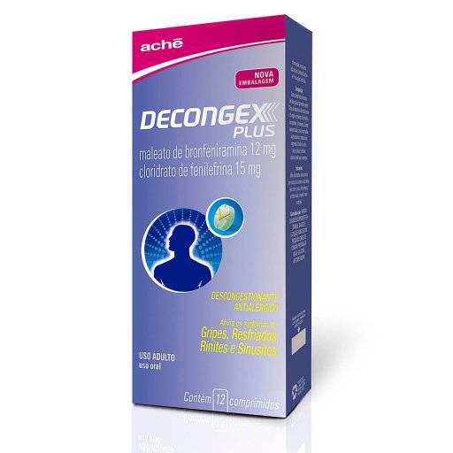 Decongex Plus 12 Comprimidos