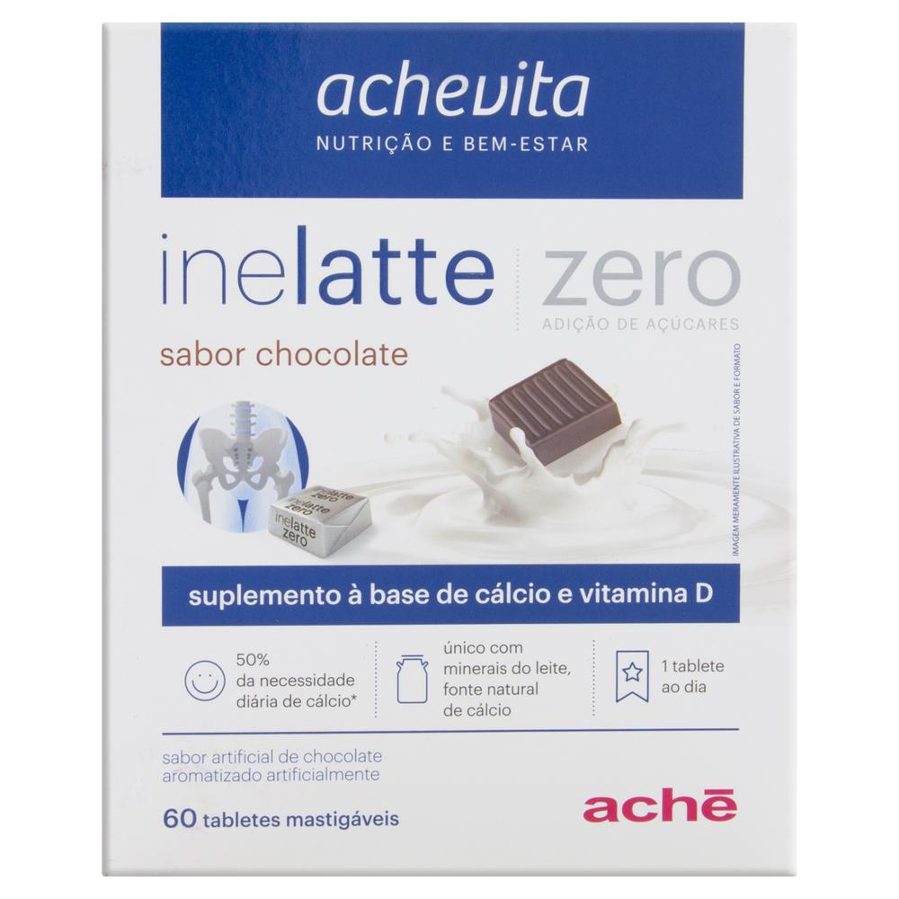 Inelatte Zero Chocolate 60 Tabletes