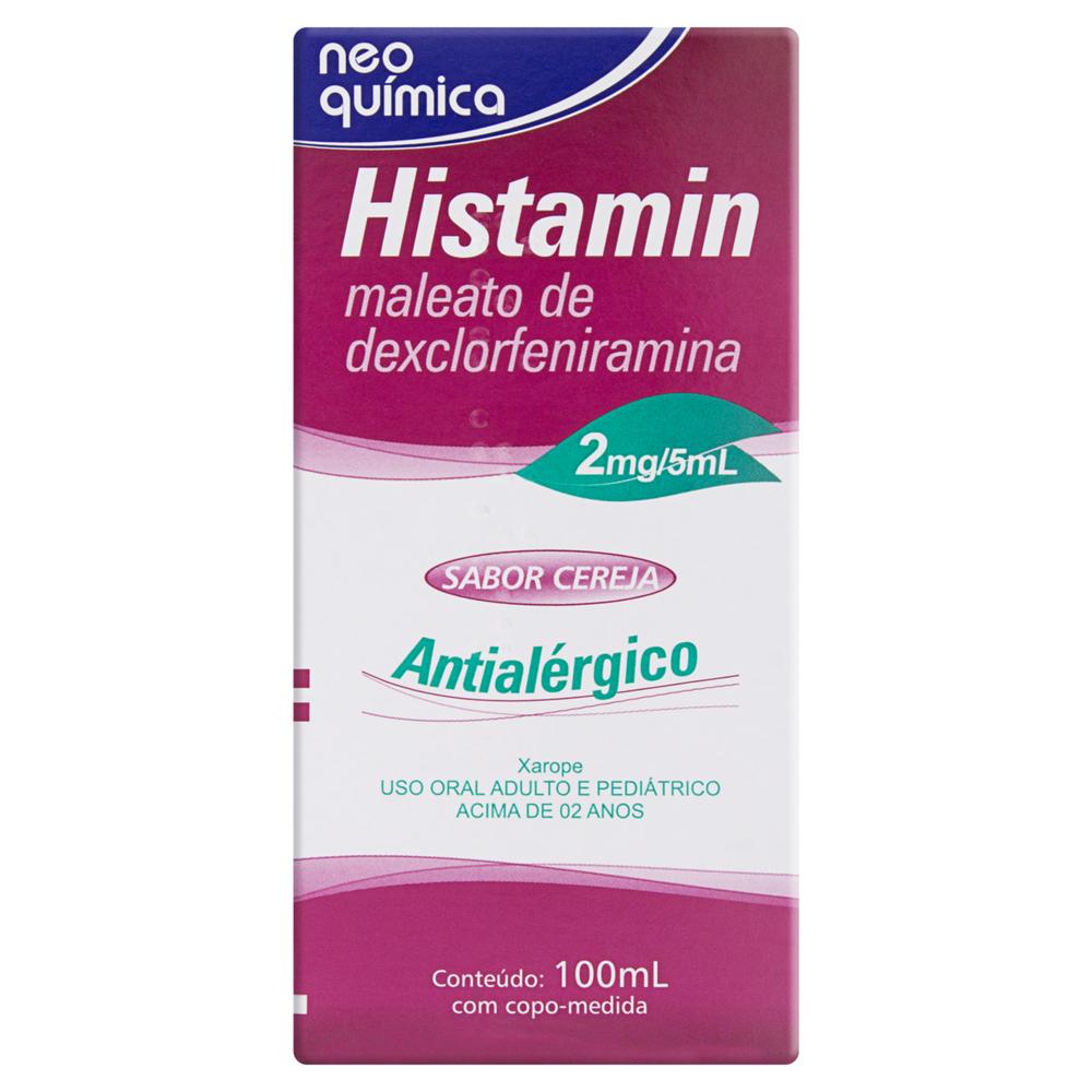 Histamin Xarope 2mg/5ml Com 100ml Similar