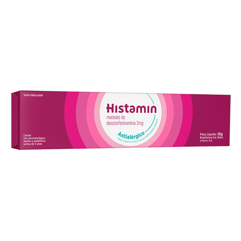 Histamin Creme Antialérgico 10mg/g 30g
