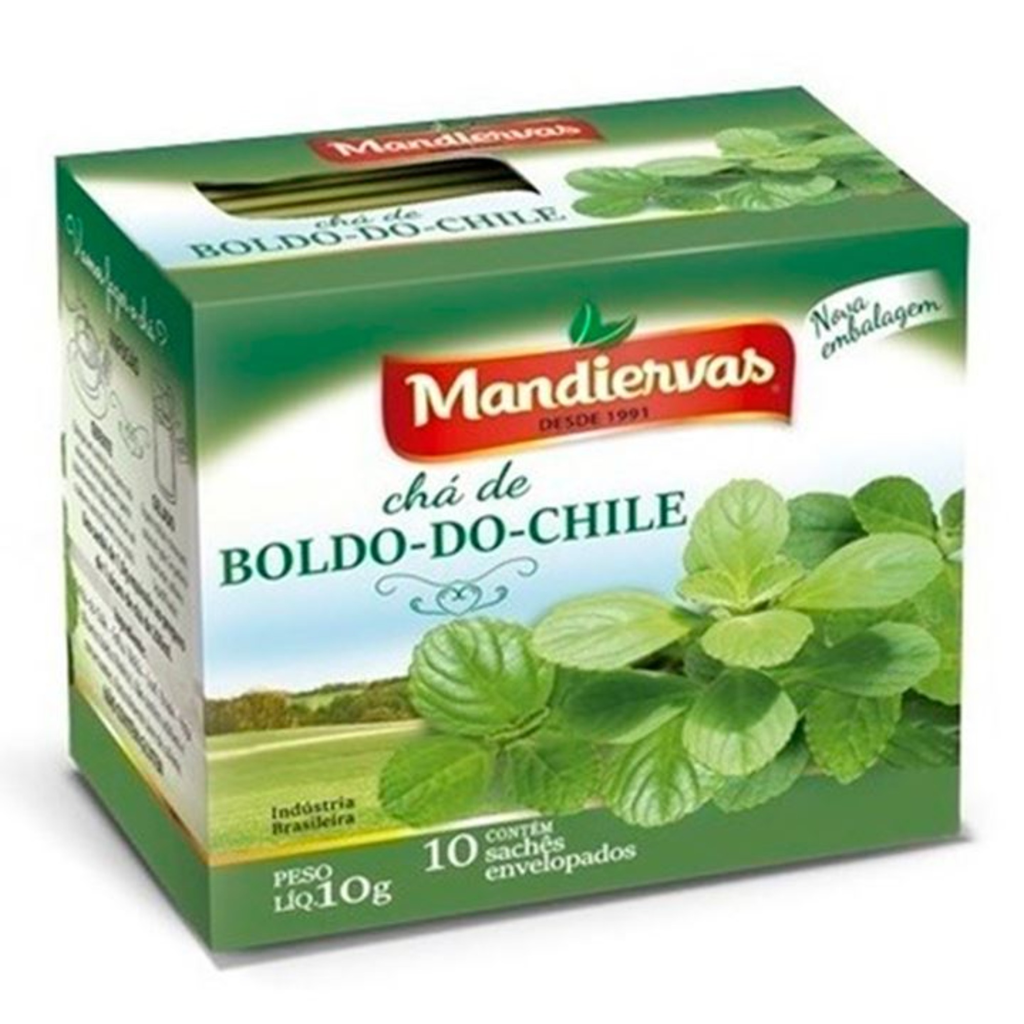 Chá Mandiervas Boldo do Chile 10 Saches