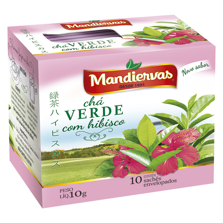 Chá Mandiervas Verde 10 Sachês