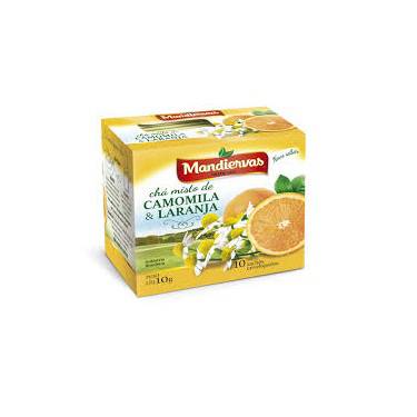 Chá Mandiervas 10g Camomila e Laranja