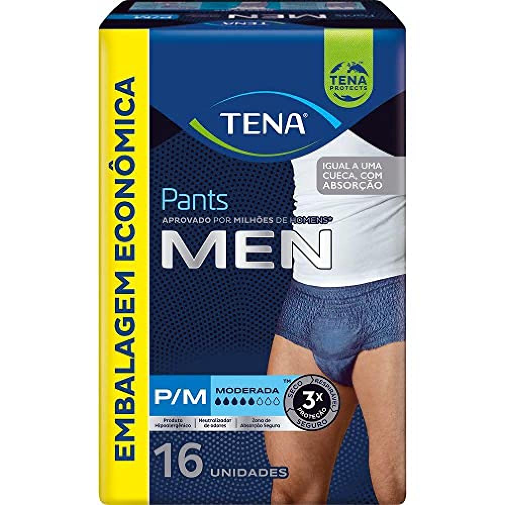 Roupa Intima Geriatrica Tena Pants Men P/M 16 Unidades