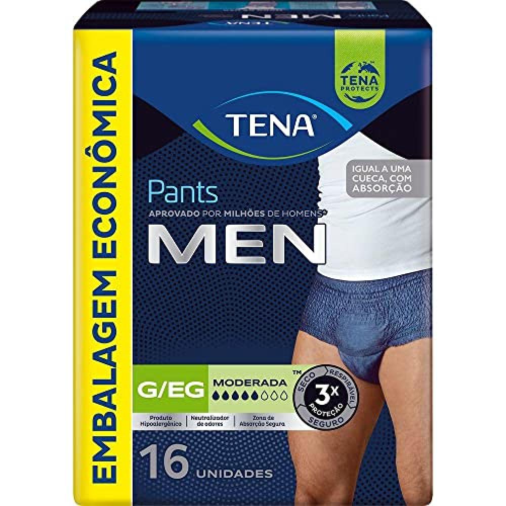 Roupa Intima Geriatrica Tena Pants Men G/Eg 16 Unidades