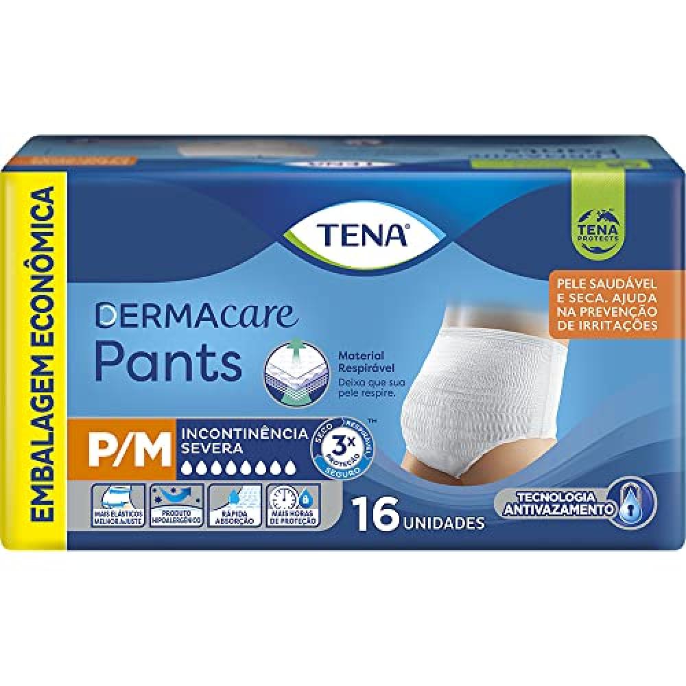 Roupa Intima Geriatrica Tena Pants Dermacare P/M Leve 16 Pague 15 Unidades