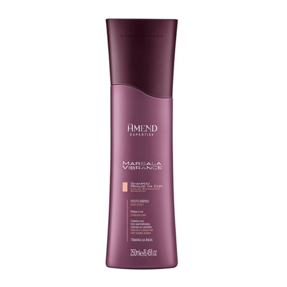 Shampoo Amend Realce Da Cor Marsala Vibrance 250ml