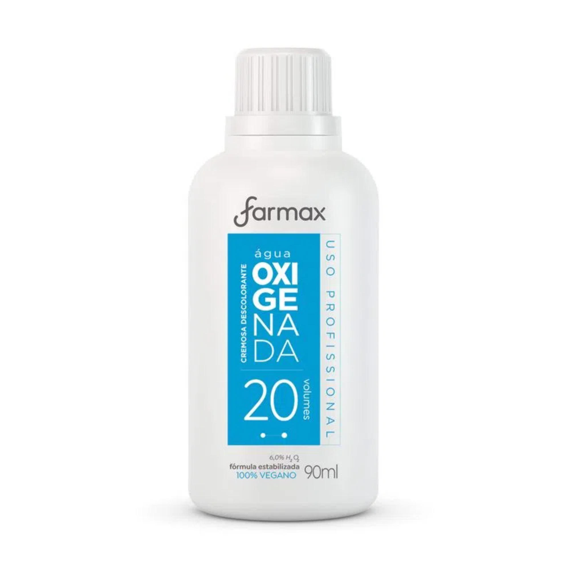 Água Oxigenada Cremosa Farmax Volume 20 90ml