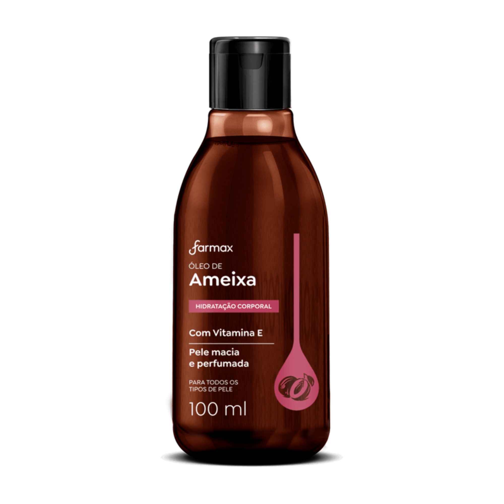 Óleo Corporal Farmax 100ml Ameixa