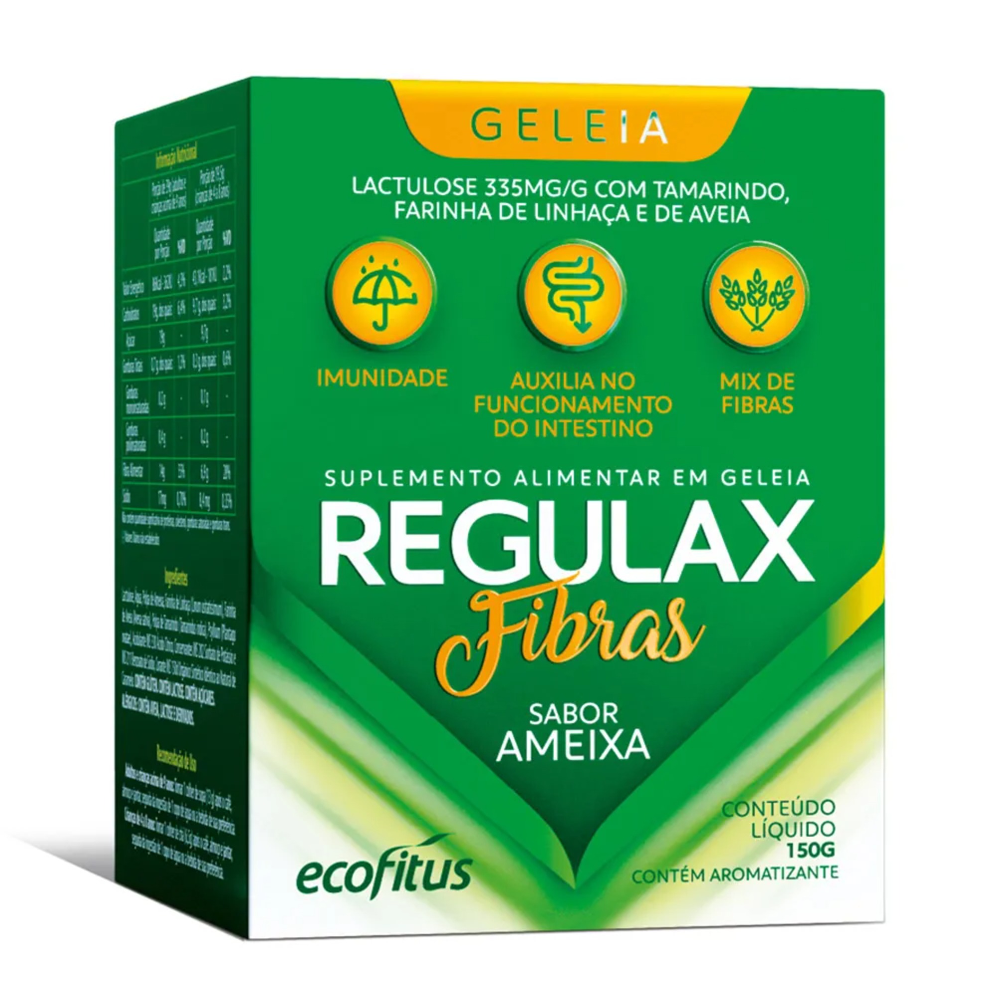 Regulax Fibras Geléia 150g Ecofitus