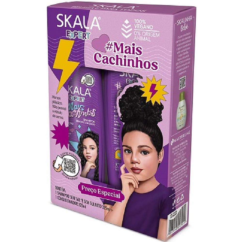 Kit Shampoo+Condicionador Skala 325ml Mais Cachinhos
