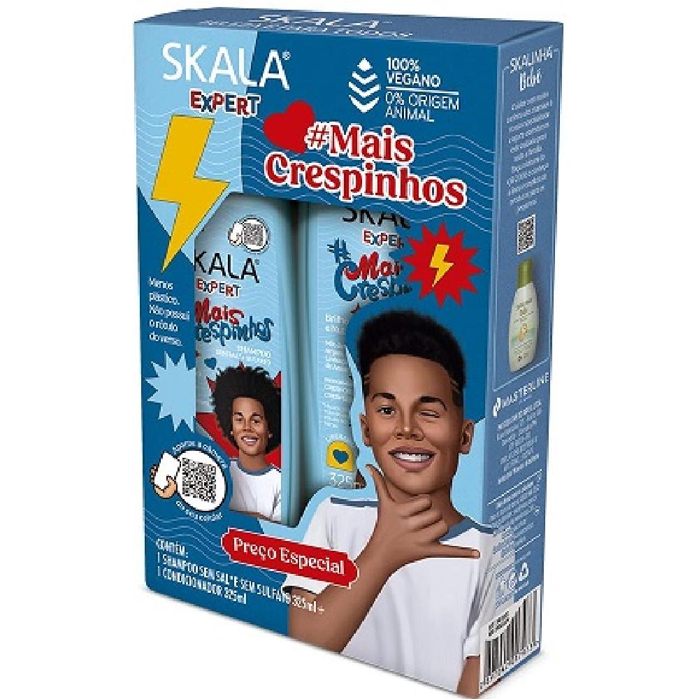 Kit Shampoo+Condicionador Skala 325ml Mais Crespinhos