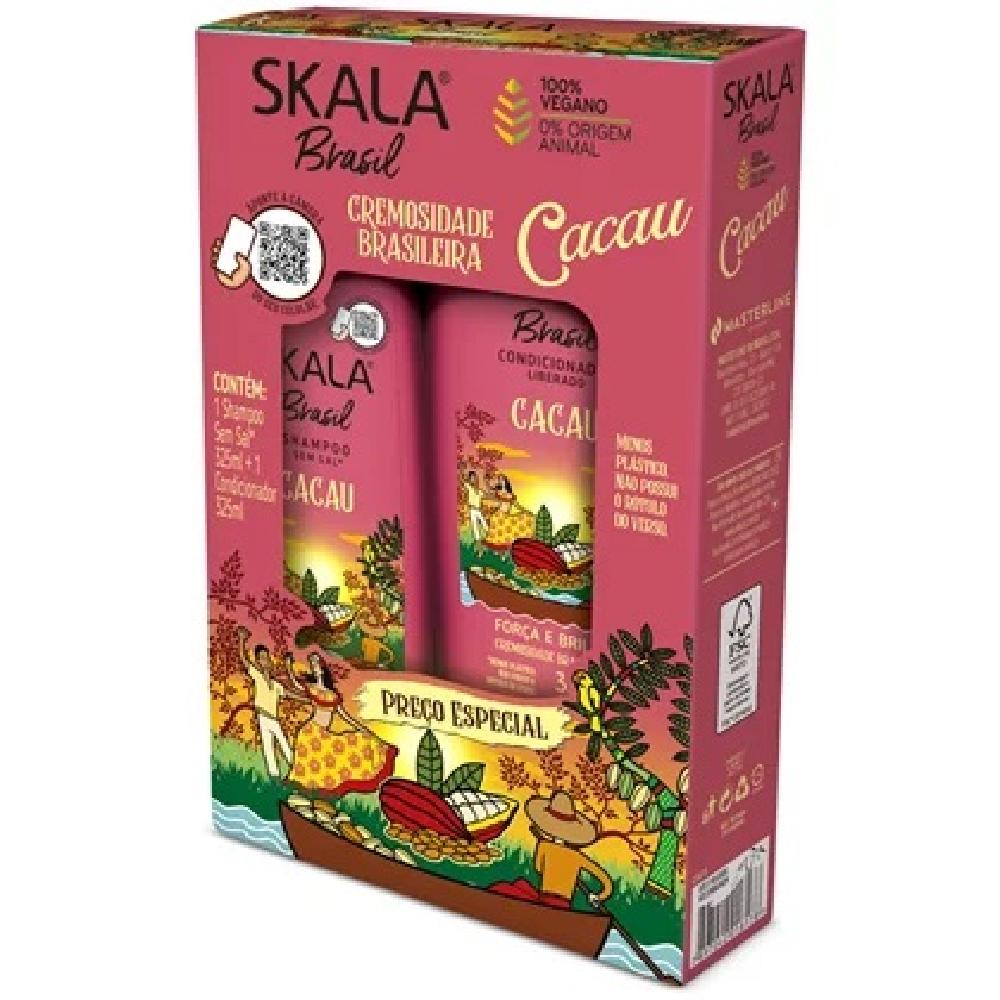 Kit Shampoo+Condicionador Skala 325ml Cacau