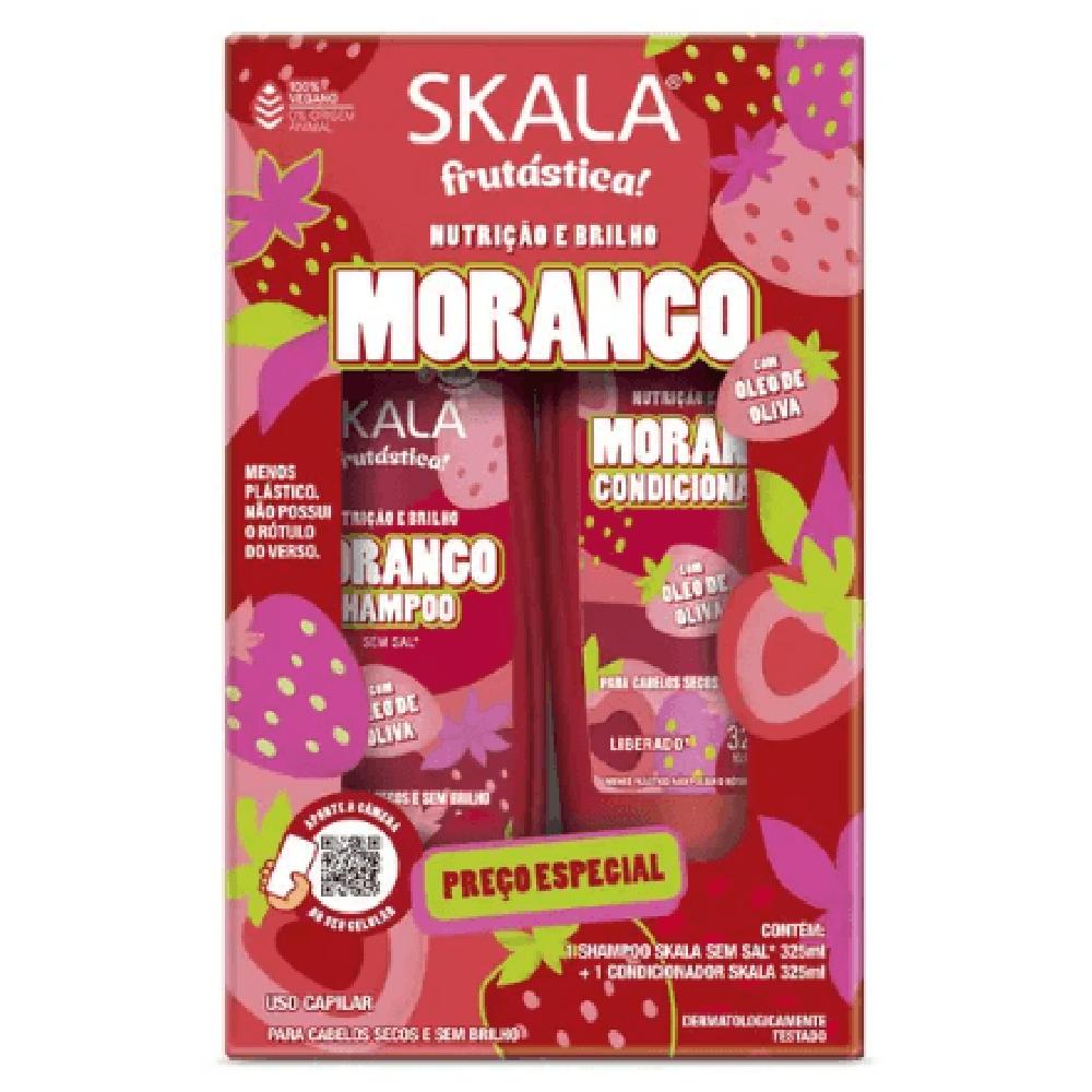Kit Skala Shampoo 325Ml + Condicionador 200Ml Morango