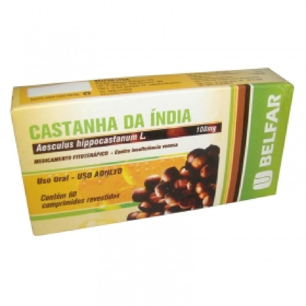 Castanha Da India 100Mg 60Cp Belfar