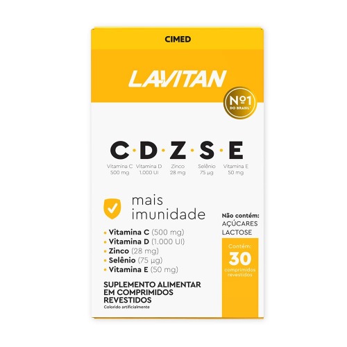 Lavitan Imunidade C,D,Z,S,E com 30 Comprimidos