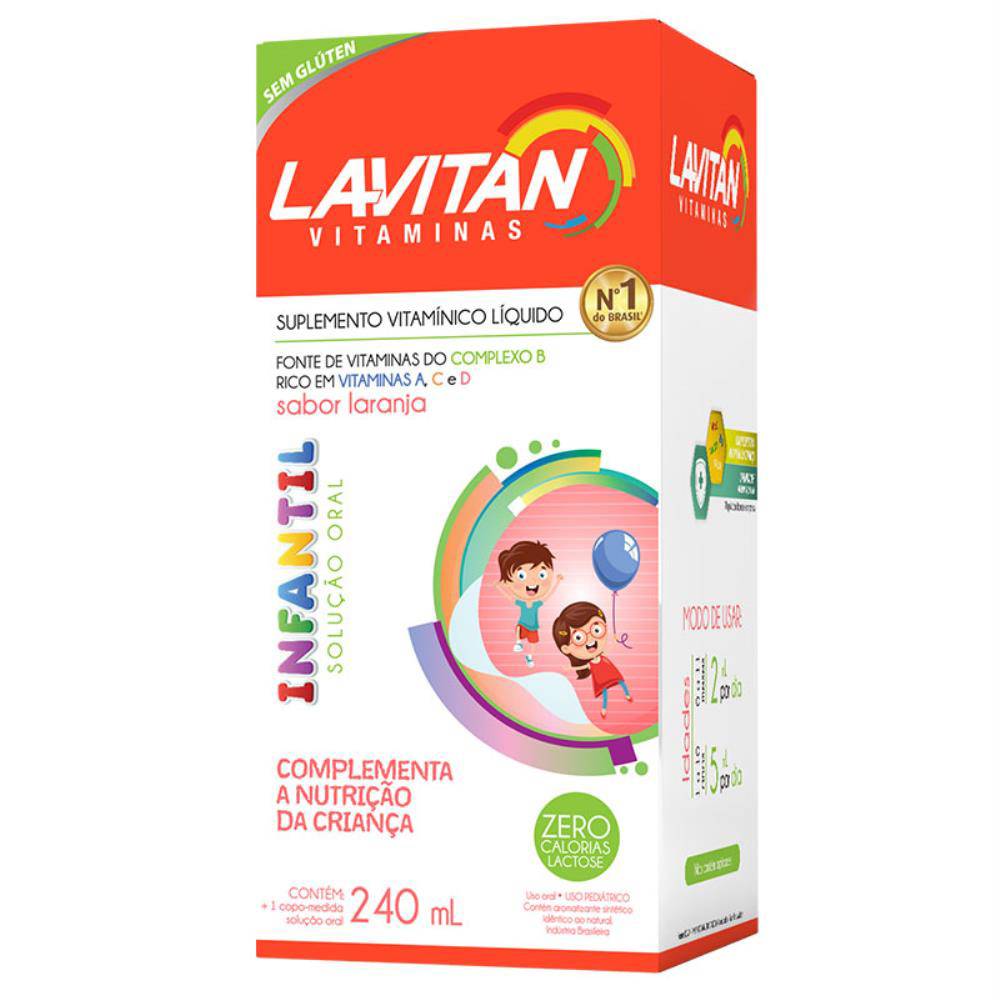 Lavitan Kids Laranja 240ml
